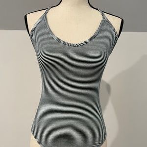 F21 Striped Bodysuit